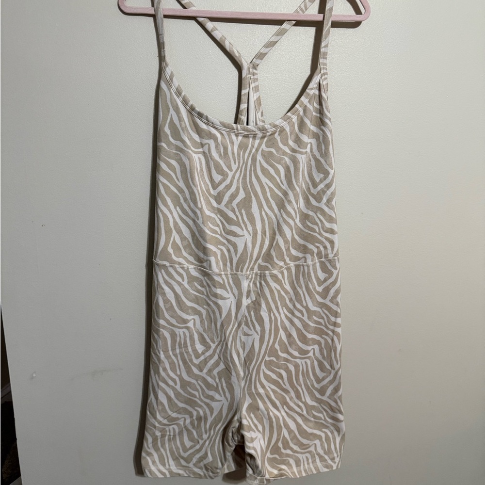 Zebra Print Old Navy Women's Active Romper